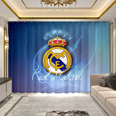 2025 New Real Madrid Football Club Curtains Blackout Window Treatments Drapes Room Decor